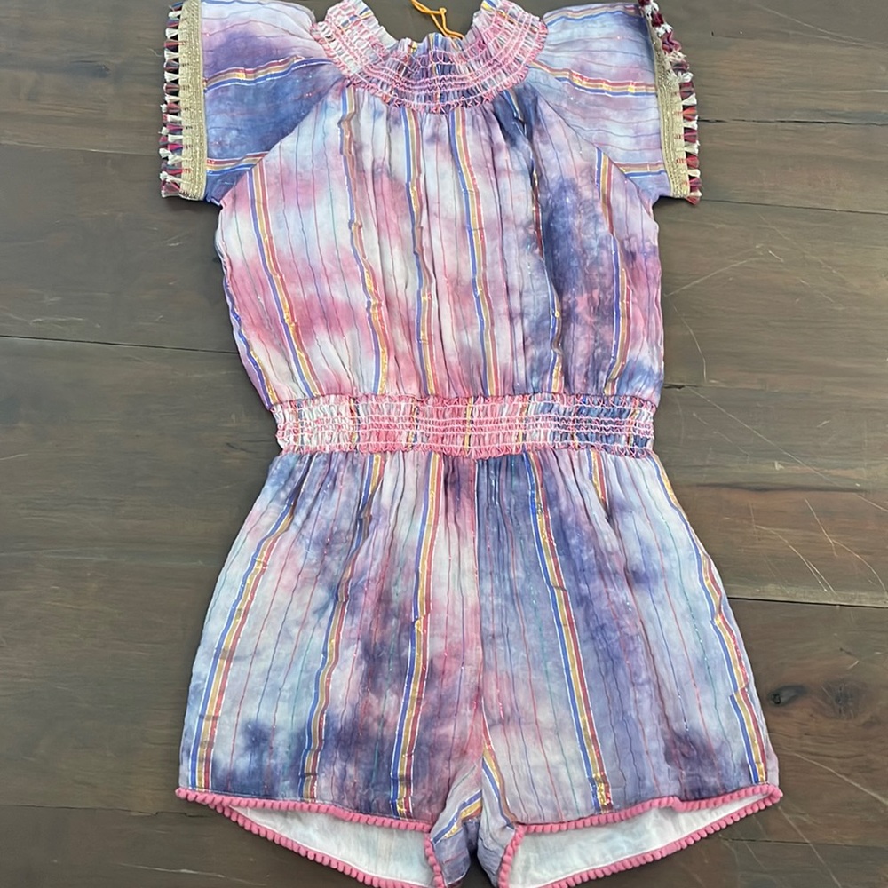 EGG New York Yasmin Shorts Tassel Romper 8y nwot